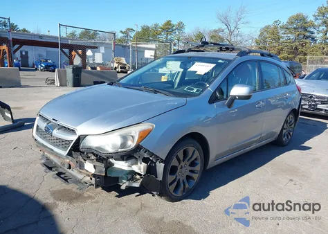 2013 Subaru Impreza 2.0I Sport Premium из США, поврежденный, VIN JF1GPAL62D2830740